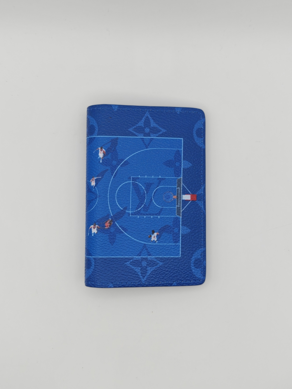 Louis Vuitton Blue Monogram Basketball Pocket Organizer Wallet